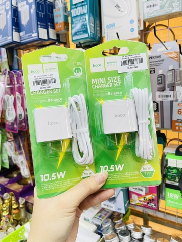 Bộ Sạc Nhanh 10.5W IPHONE Chính Hãng Hoco C106 2.1A (3)