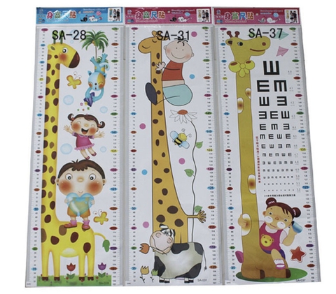 Decal Tranh Thước Đo Hình Thú (2)