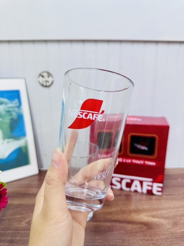 BỘ 2 LY THUỶ TINH NESCAFE XỊN