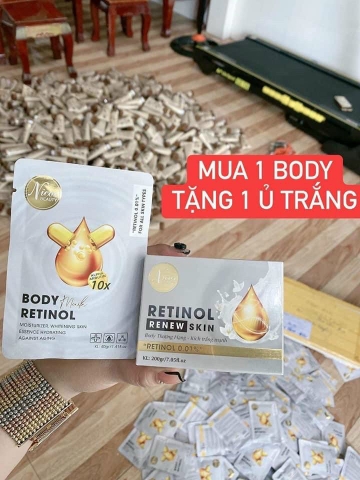 (C.K15) KEM BODY NICOS RETINOL TẶNG KÈM SP C.HÃNG