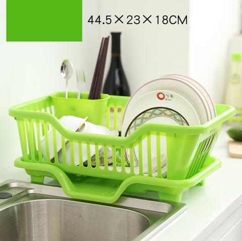 Rổ Đựng Chén Bát Có Thoát Nước 45x23x18cm (3)