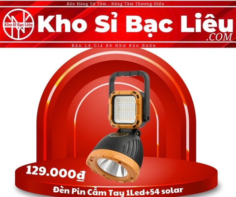 ĐÈN PIN CẦM TAY 1 LED+ 54 SOLAR HS-8033 (10)