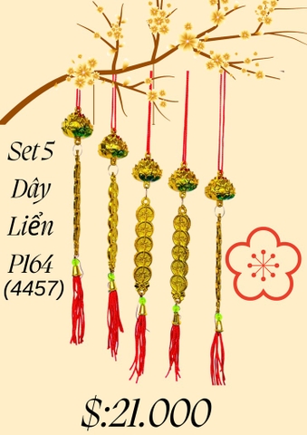 SET 5 DÂY LIỂN P164 TREO TRANG TRÍ DECOR TẾT 2025 (2)