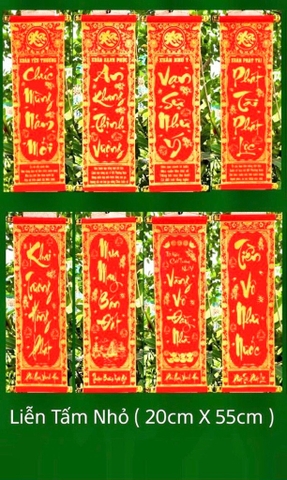 Dây Liển Trang Trí Tết Vải Nhung 20x55cm Lớn SALE XẢ KHO