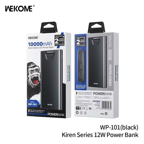 PIN SẠC DỰ PHÒNG 12W CHÍNH HÃNG WEKOME 10.000mah MÃ 101 (10)