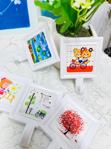 MÓC DÁN TƯỜNG CÓ ĐINH, BỌC ĐỰNG 1CÁI LỚN (k.ckhau)