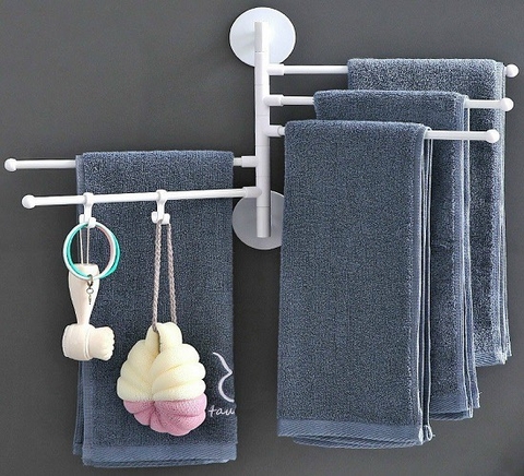 Móc Dán Tường Treo Khăn Tắm 5 Nhánh (3)