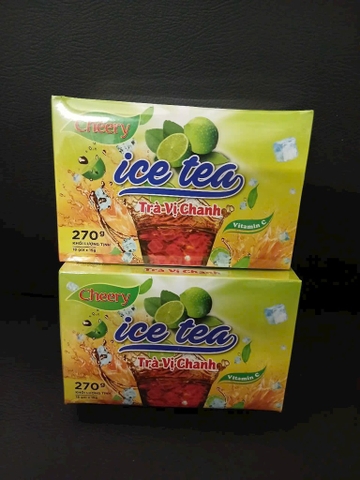 TRÀ HOÀ TAN VỊ ĐÀO , CHANH, HỘP 18Gói (2)