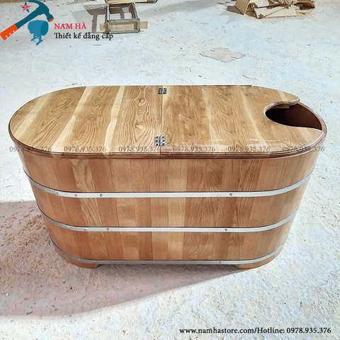 Bồn Tắm Bằng Gỗ Sồi – Đẳng Cấp Sang Trọng Và Bền Bỉ Theo Thời Gian