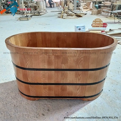 🌳 Bồn Tắm Gỗ Sồi – Vẻ Đẹp Sang Trọng Và Độ Bền Ưu Việt Cho Không Gian Tắm