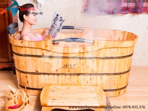 Bồn tắm gỗ Pơ mu Spa