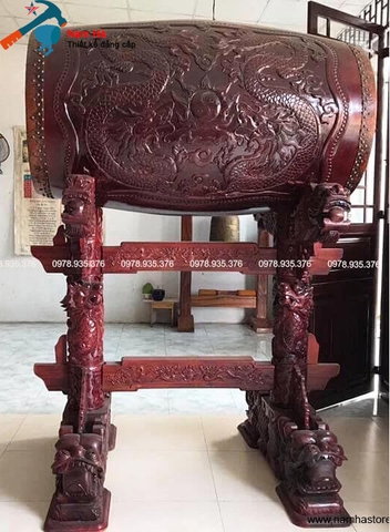 Trống Thờ Bát Nhã – Pháp Khí Linh Thiêng Trong Không Gian Thờ Tự