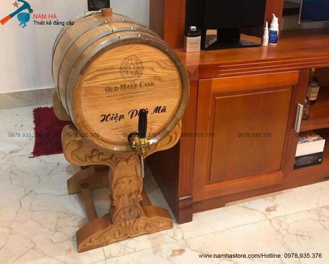 THÙNG GỖ SỒI NGÂM RƯỢU TẠI GIA LAI