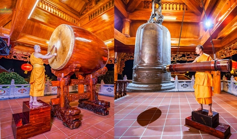 Đánh Chuông Trống Bát Nhã – Âm Thanh Linh Thiêng Của Lễ Tụng Kinh