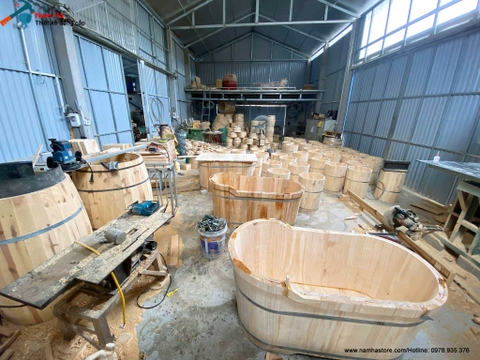 Bồn ngâm chân gỗ Lai châu