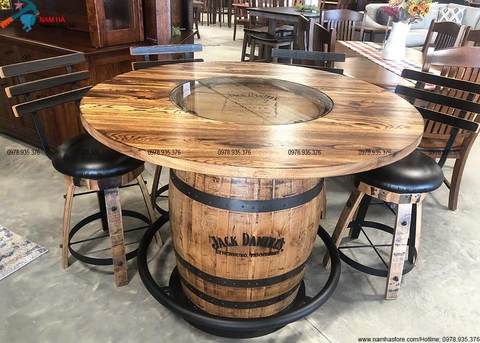 Thùng gỗ thông trang trí Hầm rượu, Quán bar, Nhà hàng, Cafe