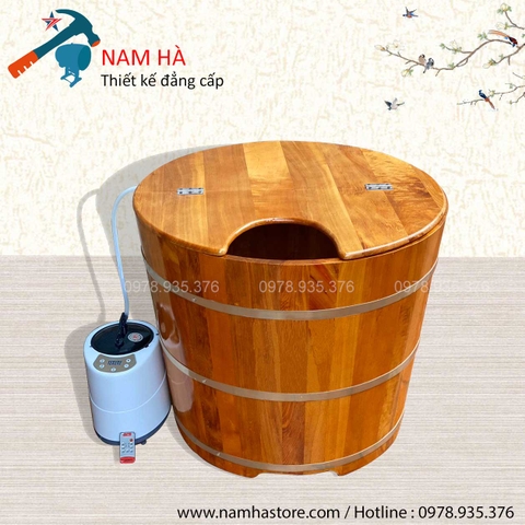Bồn tắm gỗ xông hơi