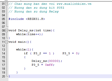 [ KIT 89S52_V2 ] Bài 4: Sử dụng Relay làm việc