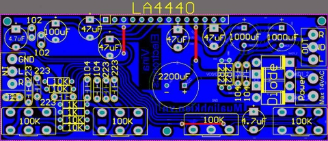 Hướng dẫn làm mạch loa LA4440