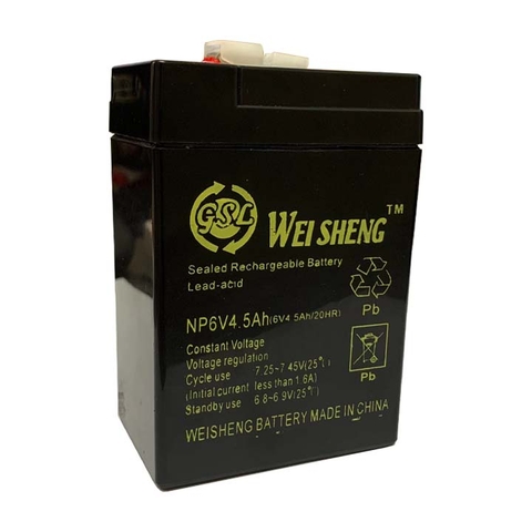 Bình Acquy 6V 4.5Ah Dùng Cho Xe Điện Trẻ Em