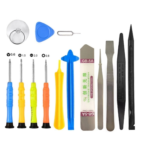 Bộ Dụng Cụ Thợ Sửa Điện Thoại 14 Món - Gọn Nhẹ Dễ Mang Theo