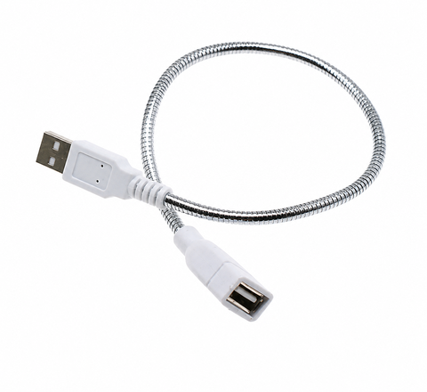 Cáp USB Nối Dài Dẻo Kim Loại – USB Đực Sang Cái Linh Hoạt, Uốn Cong Tùy Ý