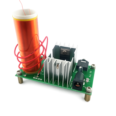 Module Cuộn Tesla Mini - Bộ Phát Điện Cao Áp Arc - DIY Thí Nghiệm Vật Lý - DC 15-24V