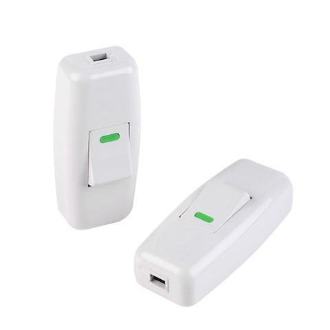 Công Tắc Điện A58 2500W 220V Màu Trắng Nhựa ABS Chống Vỡ 21x27x65MM