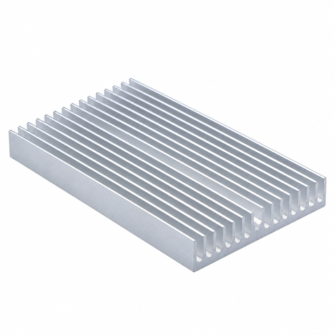 Tấm Tản Nhiệt Nhôm 100x60x10mm – Lá Tản Nhiệt Nhôm Nguyên Khối Cho Linh Kiện Điện Tử, LED, Module Công Suất