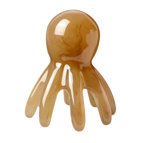 Lược Chải Tóc Massge Đầu Bạch Tuộc 35x60x75MM 60G