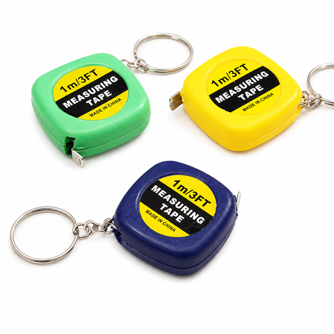 Thước Cuộn Móc Khóa Mini 1M - Thước Dây Đo Chiều Dài Nhỏ Gọn, Tiện Dụng Mang Theo