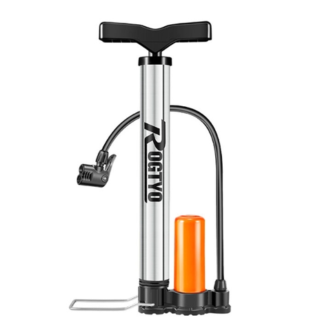 Bơm Xe TS Áp Suất Cao 140PSI Bơm Cầm Tay Để Cốp Xe Bằng Kim Loại Dài 33Cm