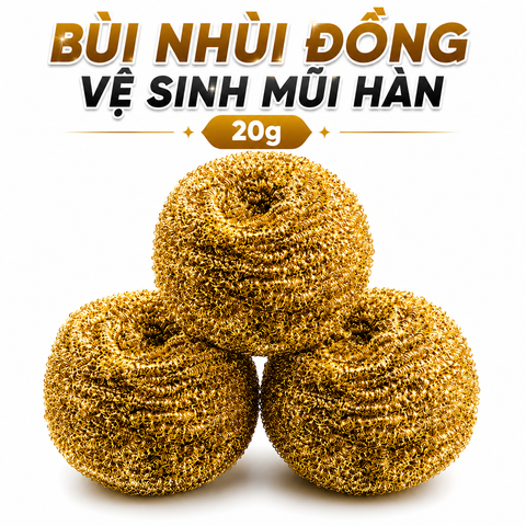 Bùi Nhùi Đồng Vệ Sinh Mũi Hàn 20g – Dụng Cụ Làm Sạch Đầu Mỏ Hàn, Không Hại Mũi Hàn