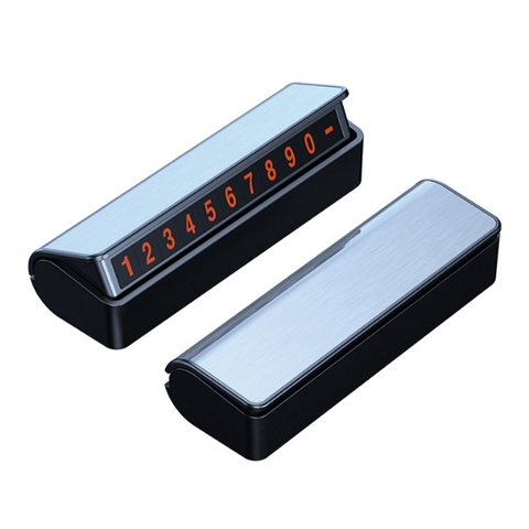 Bảng Số Điện Thoại Ô TÔ CA32 Kim Loại Kích Thước 2.5x4x11Cm Nặng 120G