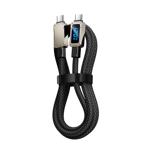 Cáp Sạc Điện Thoại MBAH Hiển Thị Số Sạc Siêu Nhanh PD120W Dài 1M