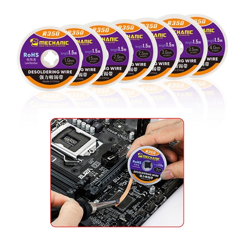 Dây Hút Thiếc Mechanic R350 Làm Sạch Mối Hàn