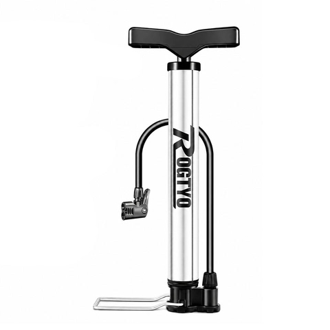 Bơm Tay Mini 130PSI - Bơm Xe Đạp Xe Máy Bóng Thể Thao - Thân Inox Không Gỉ