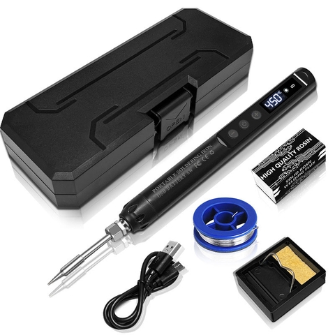 Mỏ Hàn Điện Tử Thông Minh LCD Sạc Type-C Kèm Phụ Kiện