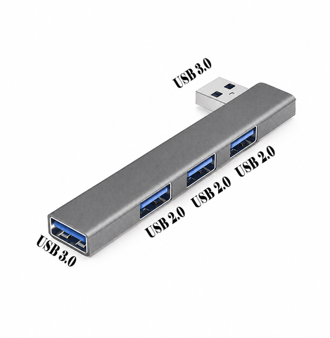 Hub USB 3.0 4 Cổng - Bộ Chia USB Tốc Độ Cao, Mở Rộng Cổng Kết Nối Cho Máy Tính Laptop
