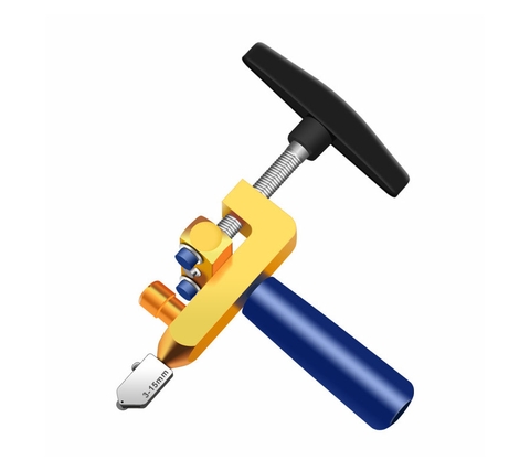 Bộ Dao Cắt Kính SM Kèm Tay Cầm Trợ Lực Hợp Kim Nhôm Bánh Xe 6MM