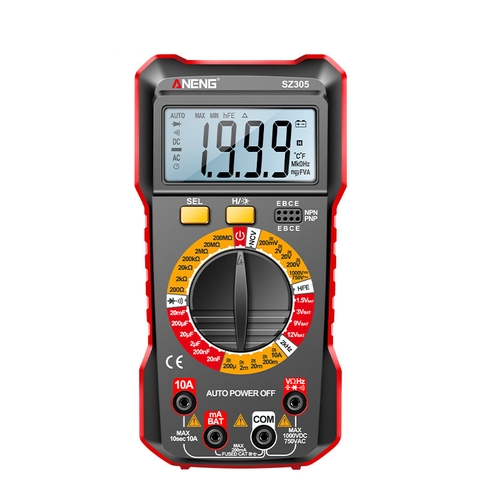 Đồng Hồ Vạn Năng Số ANENG SZ305 91x188MM