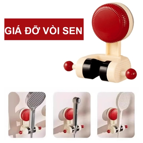 Giá Đỡ Vòi Hoa Sen Vòi Tắm DPA Dính Tường Chắc Chắn Bằng Nhựa 11x12CM