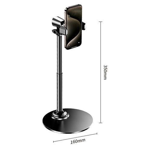Giá Đỡ Điện Thoại DX Hợp Kim Nhôm Full Kim Loại Nâng Hạ Cao Xoay 360 Độ Kích Thước 35Cm