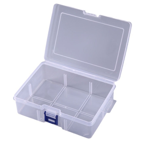 Hộp Nhựa Trong Suốt Đựng Đồ Dùng Trang Sức Linh Kiện 58x118x164mm