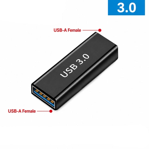 Đầu Nối USB 3.0 Cái Sang USB 3.0 Cái - Đầu Nối USB Female To Female Tốc Độ Cao 5Gbps