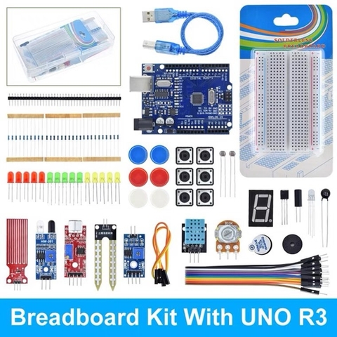 Bộ Arduino Uno R3 CH340 Chíp Dán AMM 44x8x181MM 180G