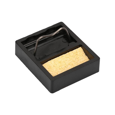 Kện Hàn BKE55 Giá Đỡ Tay Hàn Vuông Đen Mini Kèm Bọt Biển 48x40x12mm