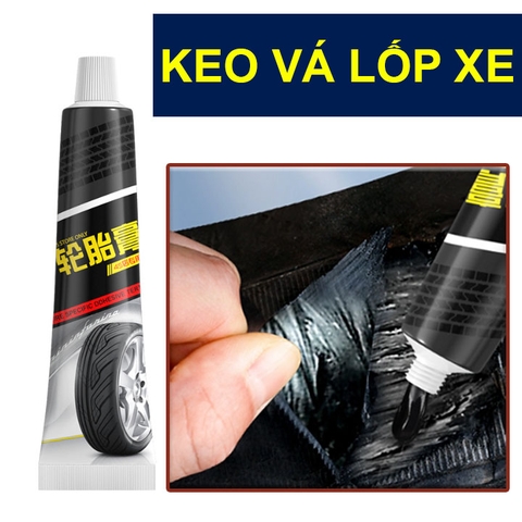 Keo Vá Lốp Xe Ô Tô Bị Rách BN66 Keo Màu Đen Chất Liệu Cao Su Bền Bỉ Lọ 60ML