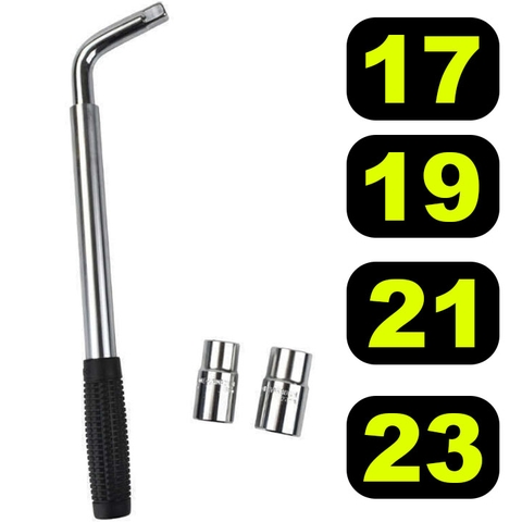 Tay Khẩu Chữ L Trợ Công Lực Vặn Ốc Tháo Lốp Ô TÔ TL 17 19 21 23MM Nặng 1300G Dài 50CM