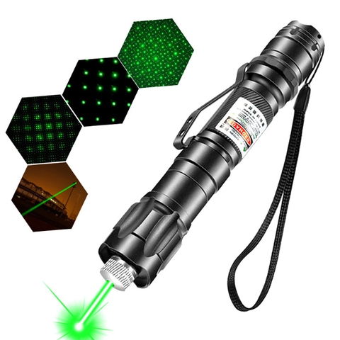 Đèn Pin Bút Laze ST Chiếu Công Trường Công Suất 50mW Chiếu Xa 3000M 22x150MM